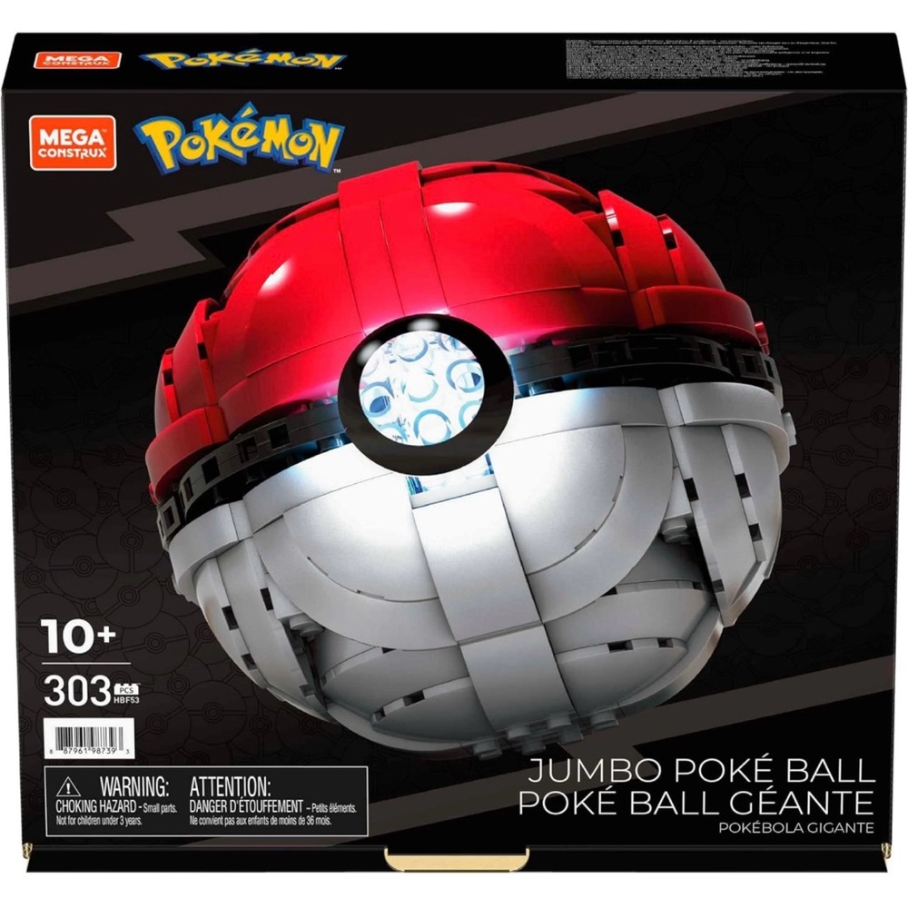 NEW Pokemon Mega Construx Jumbo Poke ball